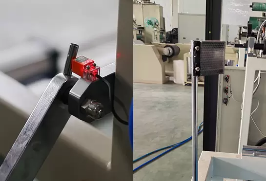 ส่วนป้อนและให้ความร้อนมีสวิตช์ optoelectronic เพื่อป้องกันข้อผิดพลาดในการทำงานจากกระบวนการผลิต